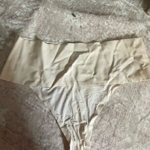SPANX Women's Crème High-Waist Panties XL NWOT